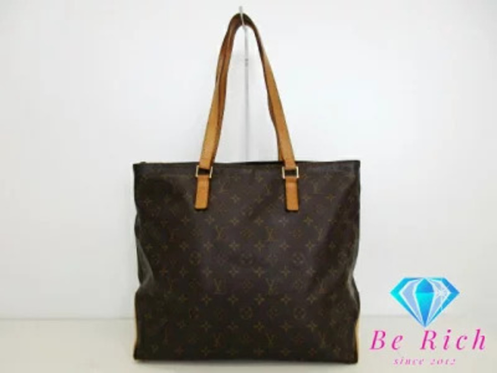 Louis Vuitton Monogram Cabas Mezzo LV Tote Bag Shoulder Handbag
